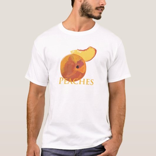 T-shirt Pêches veloutées (Devant)