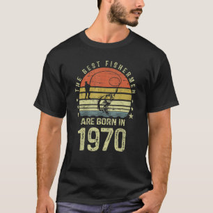 T-shirt Pêcheur âgé de 53 ans 1970 53e anniversaire