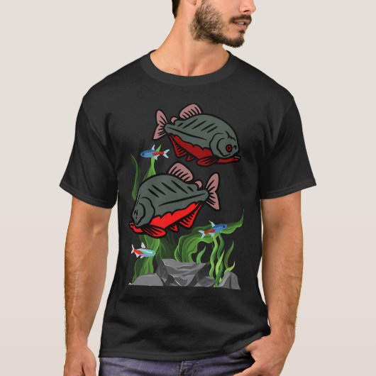 T-shirt Pêcheur américain de poisson (Devant)