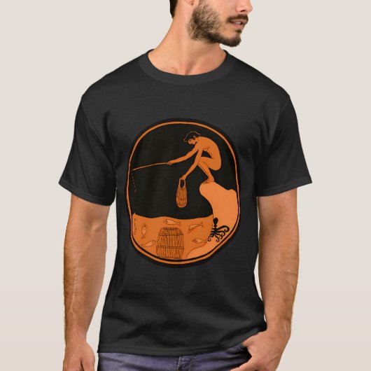 T-shirt Pêcheur au travail (Devant)