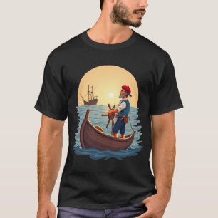T-shirt Pêcheur basque Arrantzale — Dessin Pays basque