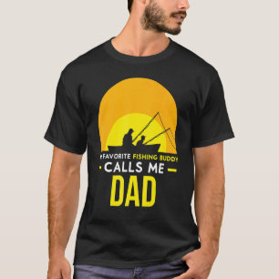 T-shirt Pêcheur Buddy M'appelle Papa Trip Fisher Friend Fi