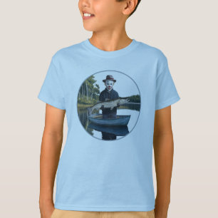 T-shirt Pêcheur Clown Pêche drôle Halloween