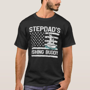 T-shirt Pêcheur compagnon de pêche de beau-père américain