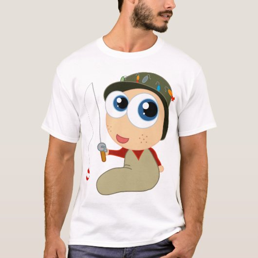 T-shirt Pêcheur de bébé (Devant)
