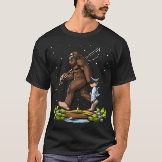 T-shirt Pêcheur de Bigfoot (Devant)