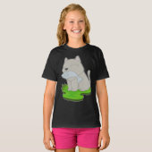 T-shirt Pêcheur de chat pêche pêche (Devant entier)