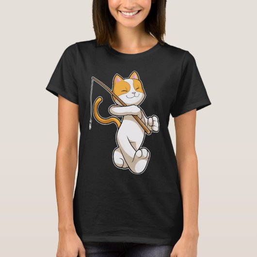 T-shirt Pêcheur de chien poisson pêche (Devant)