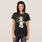 T-shirt Pêcheur de chien poisson pêche (Devant entier)