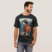 T-shirt Pêcheur de chiots (Devant entier)