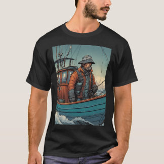 T-shirt Pêcheur de chiots
