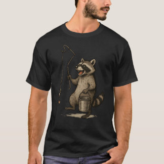 T-shirt Pêcheur de détritus de raton laveur