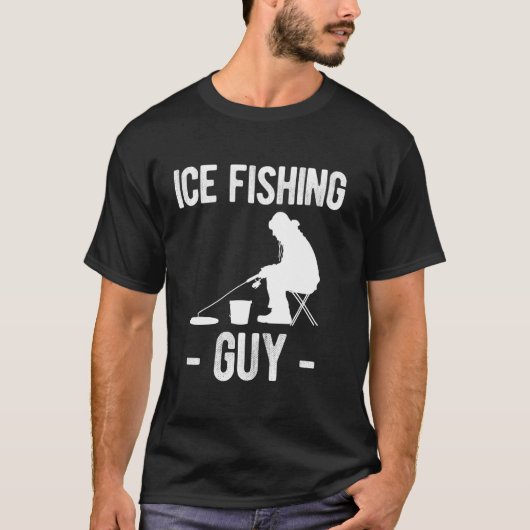 T-shirt Pêcheur de glace (Devant)