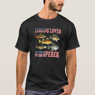 T-shirt Pêcheur de Perche Crappie Saumon Truite Blueg