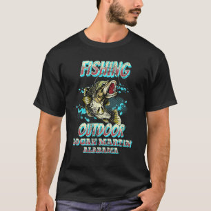 T-shirt Pêcheur de sport en plein air Pêche Logan Martin A