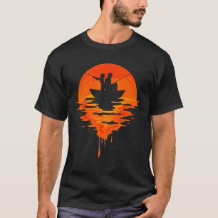 T-shirt Pêcheur de truite amateur de poisson pêche au bar 