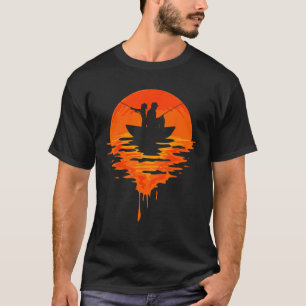 T-shirt Pêcheur de truite amateur de poisson pêche au bar 