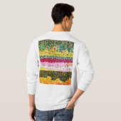 T-shirt Pêcheur de truites (Dos entier)
