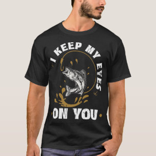 T-shirt Pêcheur de Walleye Fishing Lures