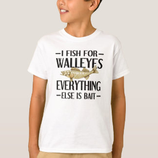 T-shirt Pêcheur de Walleye Pêcheur de Walleye