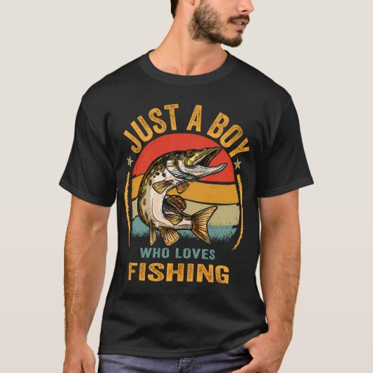 T-shirt Pêcheur Dino-Mite (Devant)