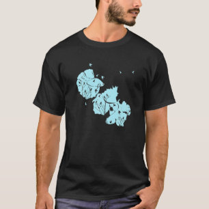 T-shirt Pêcheur expert pêcheur de bar profond en mer pêche