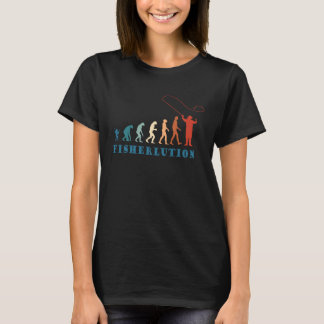 T-shirt Pêcheur Fisherlution Evolution Nymphage Fly Fis