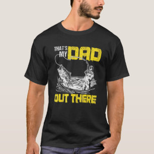 T-shirt Pêcheur homme C'est ma fille là-bas Maman Papa F