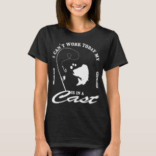 T-shirt Pêcheur, je ne peux pas travailler aujourd'hui mon