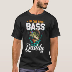 T-shirt Pêcheur Je suis une mauvaise bassine papa pêcheur 