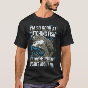 T-shirt Pêcheur légendaire Citation drôle de grosse prise