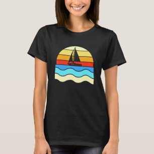 T-shirt Pêcheur marin Pêche Voile Retro Style Voile