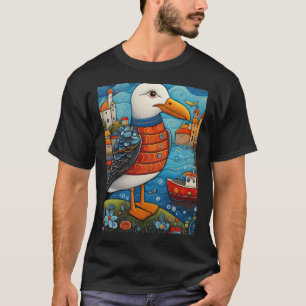 T-shirt Pêcheur mouette