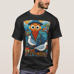 T-shirt Pêcheur mouette