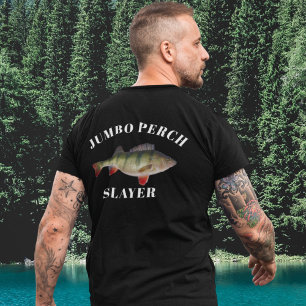 T-shirt Pêcheur pêcheur de pêche à la perche Jumbo
