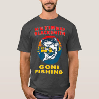 T-shirt Pêcheur retraité Blacksmith