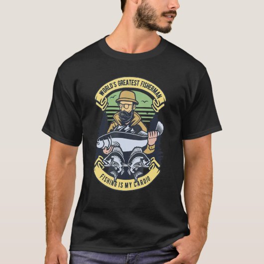 T-shirt Pêcheur sous l'eau (Devant)
