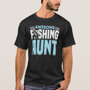 T-shirt Pêcheur Tante Fisher Poisson 1