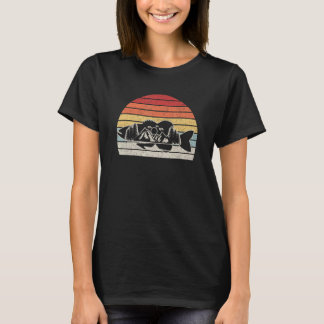 T-shirt Pêcheur Truite Rétro Nature & Extérieur Poisson &