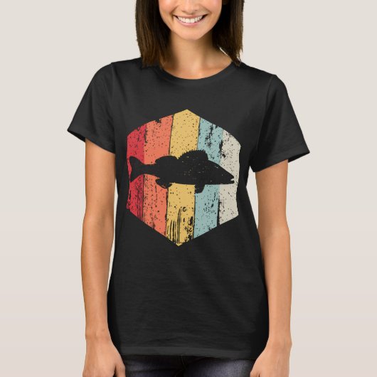 T-shirt Pêcheur vintage Lakeside Catch (Devant)