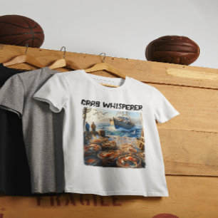 T-shirt Pêcheurs à la Twilight ramassant des crabes