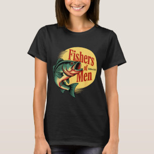 T-shirt Pêcheurs Chrétiens D'hommes Matthieu 4 19 Verset