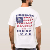 T-shirt Pêcheurs Pour Trump (Dos)