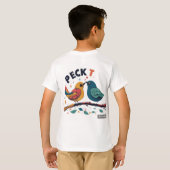 T-shirt Peck the Love (Dos entier)