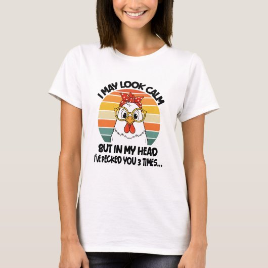 T-shirt Pecking Chicken (Devant)