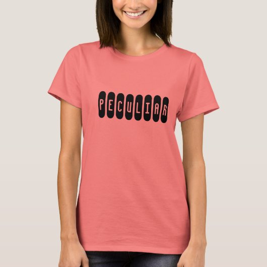 T-shirt Peculiar (Devant)