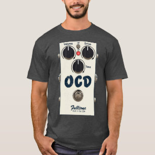T-shirt Pédale guitare OCD entièrement ton