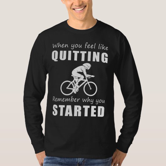 T-shirt Pédale Puissance persévérance - Drôle Tee cyclisme (Devant)
