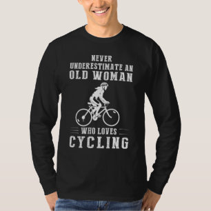 T-shirt Pédaler À Travers Le Rire : Anciens Hommes Cycler