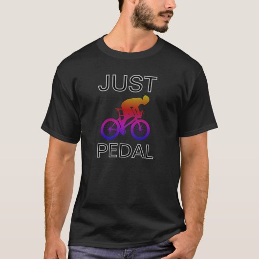 T-shirt Pédalez simplement (Devant)